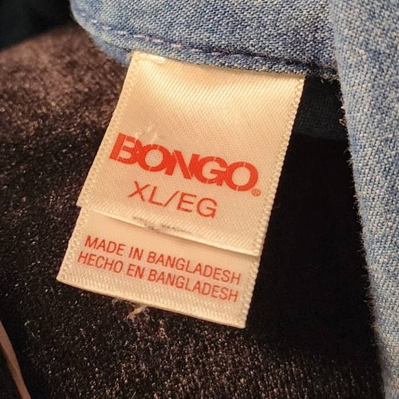 🍄🍄🍄 BONGO custom hand painted upcycled mushroom button down jacket - Picture 15 of 16